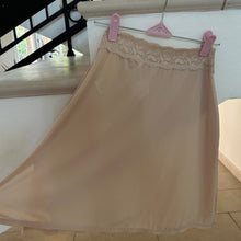 Load image into Gallery viewer, Lace Trim Slip Skirt

