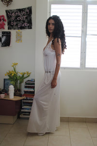 1970s Lace & Satin Nightgown