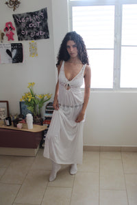 1970s Lace & Satin Nightgown