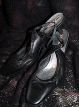 Load image into Gallery viewer, Prada Leather Slingback Kitten Heels
