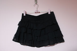 Ruffled Tier Mini Skirt