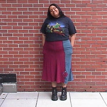 Load image into Gallery viewer, Plus Vintage Boho Maxi Skirt
