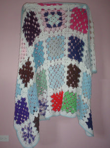 Vintage Handmade Crochet Afghan