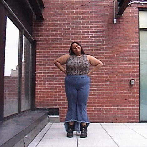 Vintage Plus Print Tunic Tank