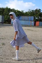 Load image into Gallery viewer, Handmade Vintage Lilac Maxi Dress
