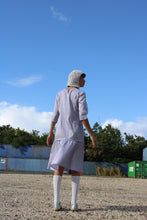 Load image into Gallery viewer, Handmade Vintage Lilac Maxi Dress
