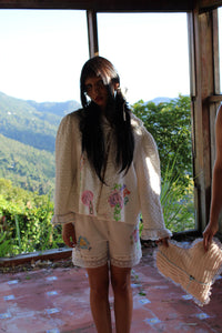 Flower Punk Book Club x Ciclo de Moda Reworked 1960s Quilted Night Jacket