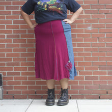 Load image into Gallery viewer, Plus Vintage Boho Maxi Skirt
