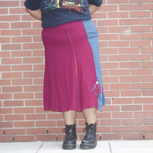 Load image into Gallery viewer, Plus Vintage Boho Maxi Skirt
