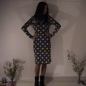 Custo Barcelona Geometry Midi Dress